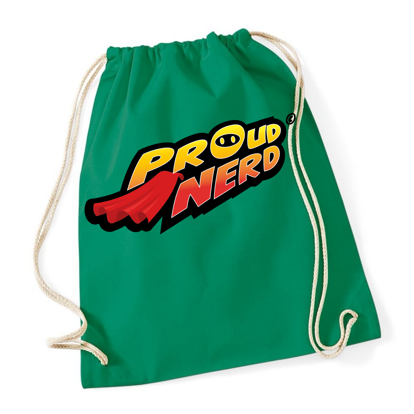 Gym-/Festivalsack Proud Nerd