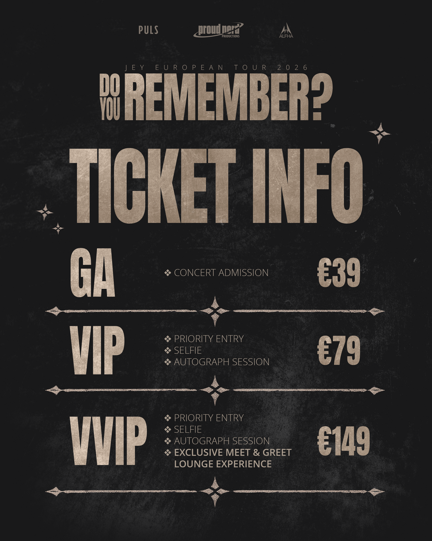 JEY - DO YOU REMEMBER Europa Tour - AMSTERDAM