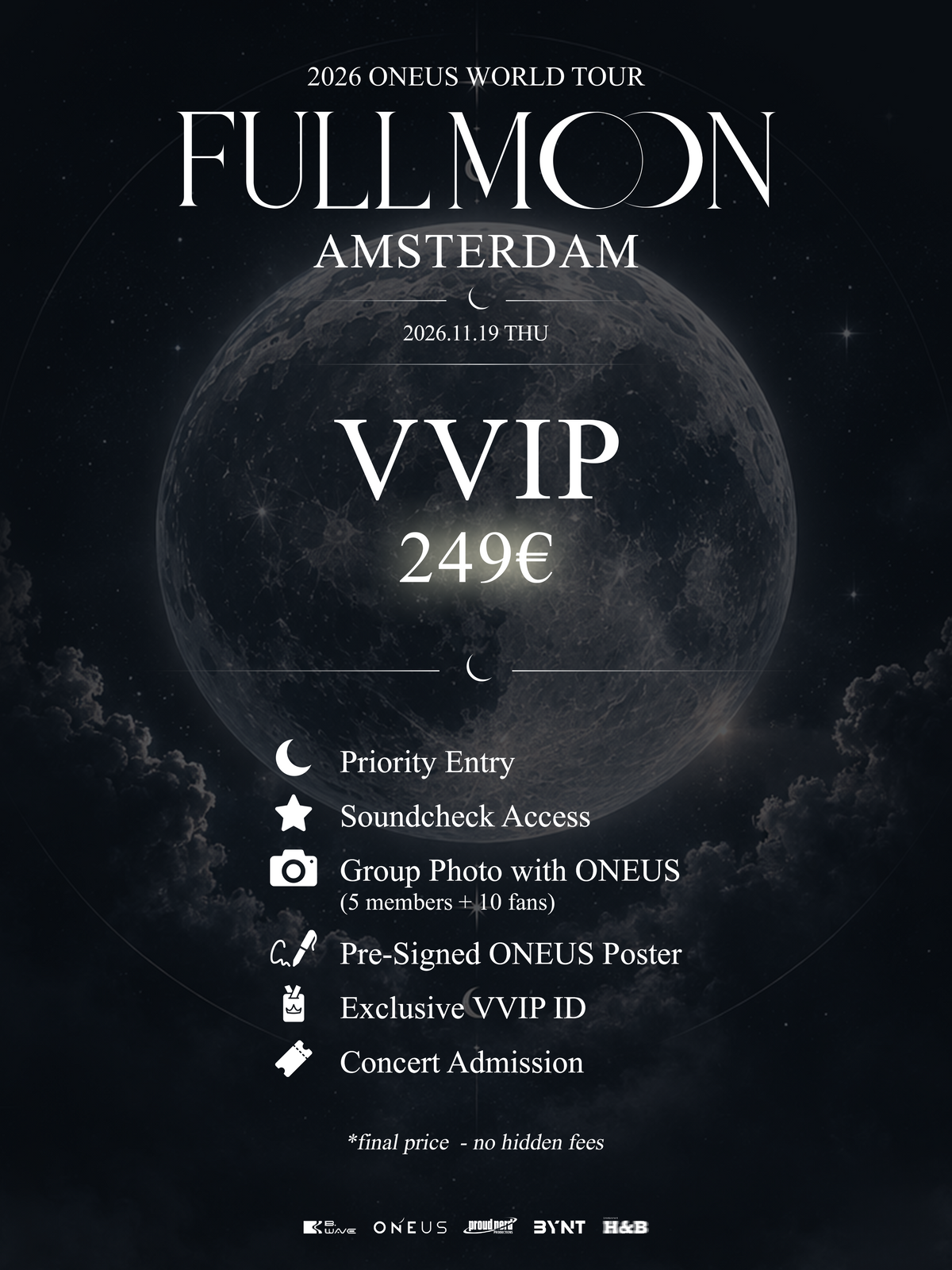  2026 ONEUS WORLD TOUR [FULL MOON] in AMSTERDAM