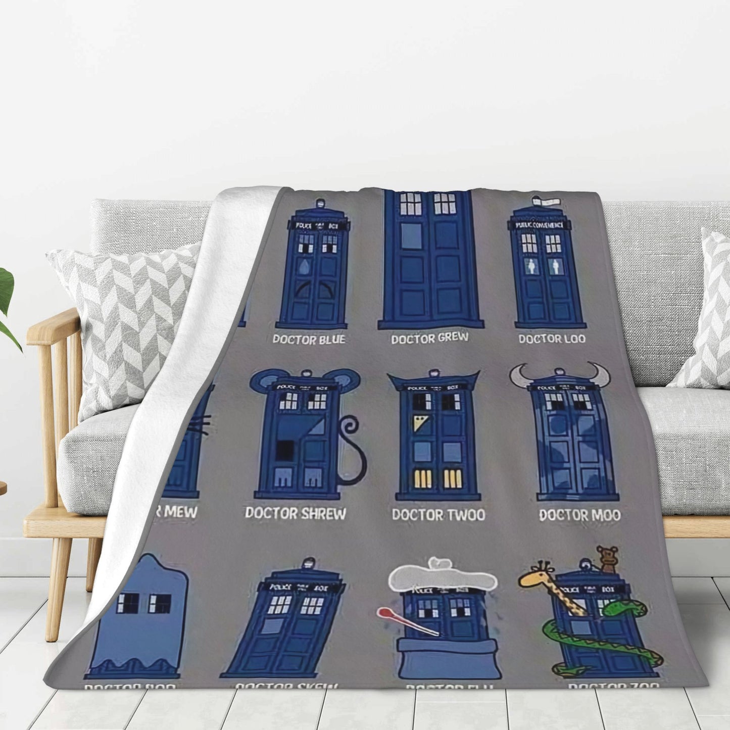 Tardis Kuscheldecke